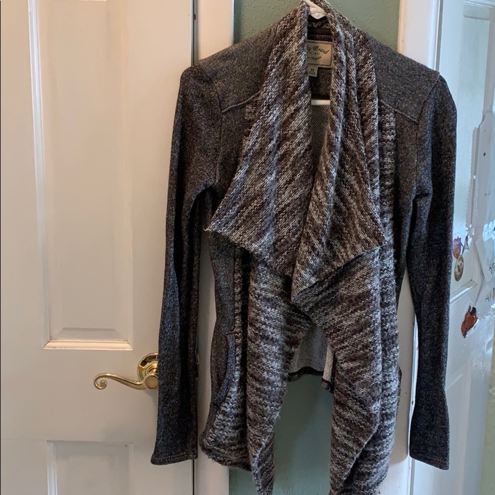 Lucky Brand Mixed Wrap Sweater